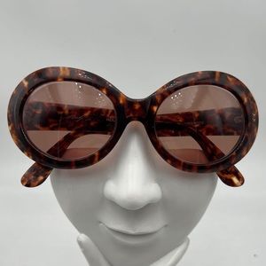 Vintage Marilyn Monroe Tortoise Oval Sunglasses Frames